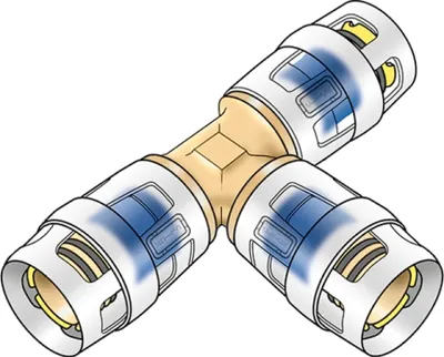Produktbild von KE Kelit KMP440X, KELOX-PROTEC, CLIX, T-Stück, 16/16/16, 1 Stk.