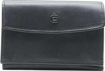 Produktbild von Esquire Leder Geldbörse Logo Small Wallet Black schwarz