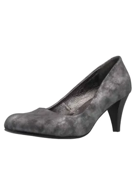 Image de Chaussures à talons Fitters, grande taille, couleur noire, référence 2.469201. Chaussures de ville pour femmes, grandes pointures, effet métallique