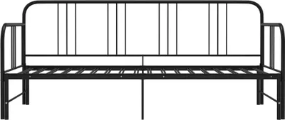 Produktbild von "Winterschlussverkauf "Bettgestell/Tagesbett - CLORIS - Einzelbett - Ausziehbar Schwarz Metall 90x200 cm - Einfache Montage - - NeuMöbel2480097