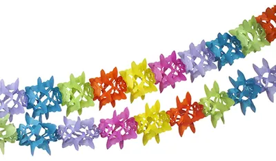 Zdjęcie produktu dla Papstar Papiergirlande mehrfarbig bunt Geburtstag Kinderfest 6m