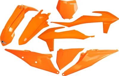 Produktbild von Kunststoffsatz Für Ktm Sx 125/150/250 '19-'22, Sxf (Sx-F) 250/350/450 '19-'22 Orange (Kt522E127)