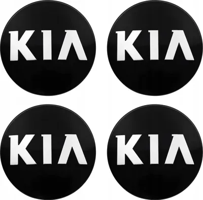 Produktbild von Abdeckkappen KIA 58 mm glänzend schwarz