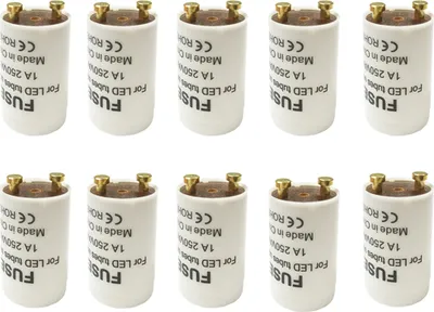Produktbild von 10 LED Starter Starterbrücke Dummy Starterbrück Überbrückung für T8 LED Röhre Leuchtstoffröhren