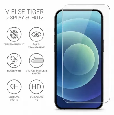 Produktbild von 3x iPhone 16 Plus Panzerglas Panzerfolie Displayschutz Schutzglas Echt Glas Schutzfolie Display Folie 9H