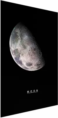 Produktbild von Posterpapier Poster - Moon 21x30 cm Für Kinder n-C-0182-ao-a