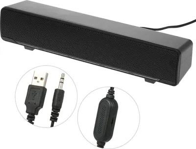 Produktbild von SADA V-196 USB-Kabelgebundener Computer-Lautsprecher mit Stereo-Subwoofer, leistungsstarkem Musikplayer, Bass-Surround-Soundbox und 3,5-mm-Audioeingang für PC, Laptop und Smartphone