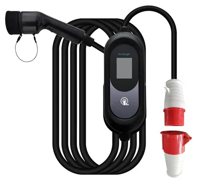 Immagine prodotto di Caricabatterie portatile per auto elettriche Elvix PMAC 4656 T2-3P16-CEE 11 kW 7 m, stazione di ricarica per veicoli elettrici