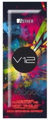 Produktbild von Asther V12+Tingle Bräunungsaktivator 10x15ml für dunkle Haut mit Sheabutter und Walnussextrakt für intensive Bräune