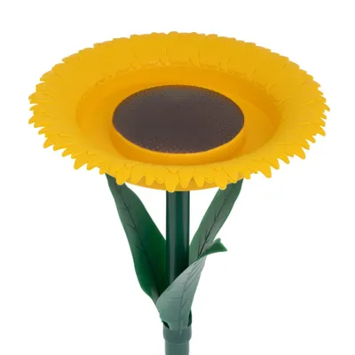 Produktbild von Vogelfutterstation Sonnenblume Futterspender Vogelhaus Garten 50 cm