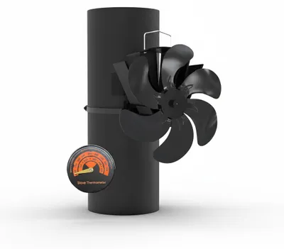Image de InAndOutdoorMatch - Ventilateur à ailettes - 6 pales - Fonctionnement par convection thermique, Image générée par une IA