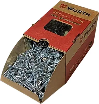 Produktbild von Würth ASSY 4 CSMP Spanplattenschraube 6x100mm, 100St/Pack Stahl verzinkt, blau passiviert, Teilgewinde, Senkfrästaschenkopf - RW 20 Neue Generation
