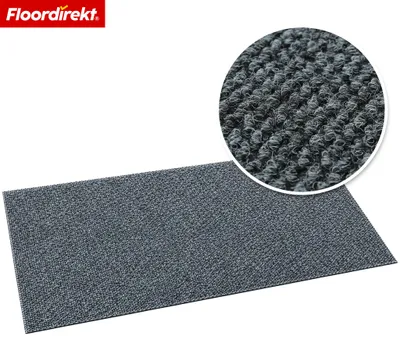 Obrázek produktu pro Podlahová rohož Hong Kong Pro, určená pro zachytávání nečistot, protiskluzová, s TPE vrstvou, šedá, 80 x 500 cm