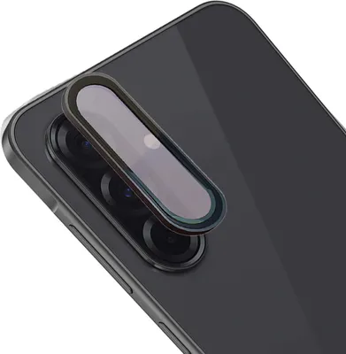 Produktbild von Bizon Glass Snap Lens Samsung Galaxy A36 3G schwarzer Rahmen