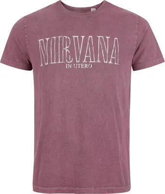 Produktbild von Nirvana T-Shirt Herren In Utero lila Band-Merch, Bands 100% Baumwolle XXL