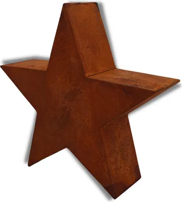 Produktbild von Rostikal Weihnachtsdeko Garten Stern 50 cm Deko Weihnachten 3D Edelrost Stern Gartendeko