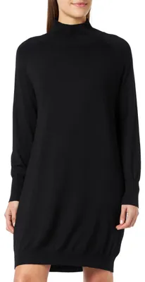 Productafbeelding van Jalene dames tricotjurk, zwart, maat XS/S