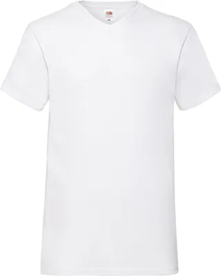 Immagine prodotto di Fruit of the Loom 61-066-0 | Maglietta Valueweight con scollo a V da uomo - Colore: Bianco - Taglia: XL