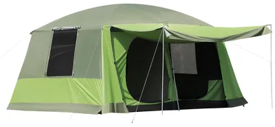 Produktbild von Campingzelt Kuppelzelt Familienzelt 2 Schlafkabinen 4-8 Personen L405 x B305 x H225cm