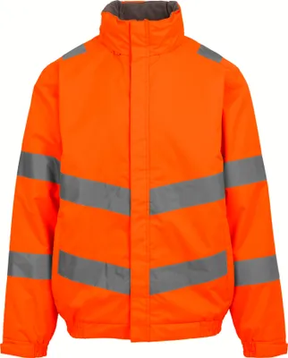Productafbeelding van Regatta Professional - "Pro Contract Dover" signaalkleding jas voor heren, model RG11129 (maat S), oranje
