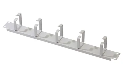 Image de DIGITUS Digitus Panneau d'acheminement des câbles avec supports d'acheminement des câbles pour armoires 483 mm (19"), 1U