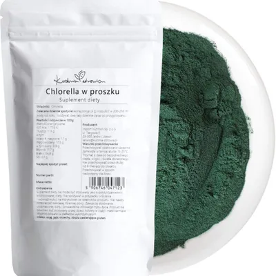 Produktbild von Chlorella Pulver 250 g Grünalge Superfood Protein Ballaststoffe