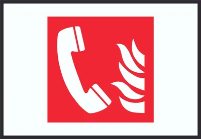 Produktbild von Brandmeldetelefon Symbol Schild A3 (297x420mm)