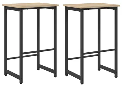 Produktbild von vidaXL Barhocker 2 stk. Sonoma-Eiche 40 x 32 x 74 cm Holzwerkstoff