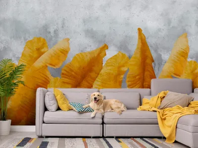 Produktbild von Vlies Fototapete Blätter 350x256 cm Tapeten Wandtapete XXL Natur Botanik Pflanze Bananengewächs b-A-0829-a-a