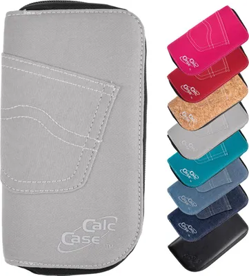 Produktbild von CalcCase Schutztasche im Jeans-Design hellgrau