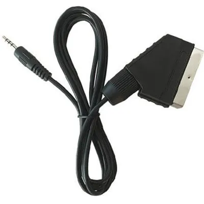 Obrázok produktu pre Kábel SCART-JACK3,5 4pin 1,8m EN19