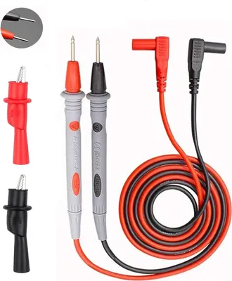Produktbild von Messleitungen mit Krokodilklemmen, 1000V / 20A Multimeter Kabel Prüfkabel Multimeter Zubehör, Testkabel Messspitzen Set für Multimeter
