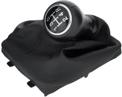 Immagine prodotto di Pomello cambio + pomello telaio in nero a 5 velocità per Peugeot 206 /