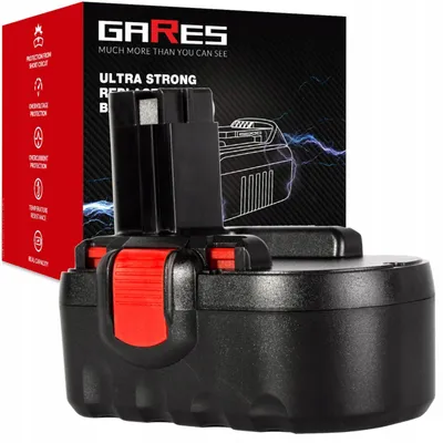 Obrázek produktu pro Gares Sada článků pro repasi akumulátoru Bosch 2607335687 PSR18 GSR GSBE2 | 18 V 2.5 Ah Inny | Výměnný balíček pro nářadí | Vysoký výkon Gares®