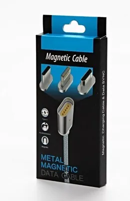 Immagine prodotto di Cavo USB con connettori (2.0) USB A maschio - microUSB maschio + Apple Lightning maschio + USB C maschio 1m
