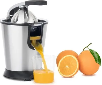 Obrázok produktu pre Elektrický odšťavovač na citrusové plody H.KoeNIG AGR80, kĺbové rameno, 160 W, nerezová oceľ, protiodkvapkávanie