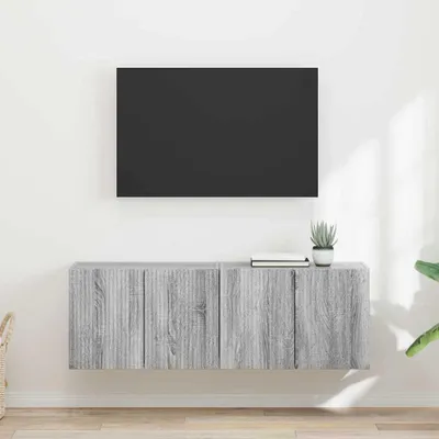 Image de Maison Exclusive - Meuble TV 2 pièces Sonoma gris 59,5 x 31 x 40 cm