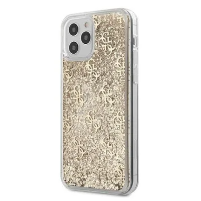 Produktbild von GUESS GUHCP12LLG4GSLG, Cover, Apple, iPhone 12 Pro Max, 17 cm (6.7"), Gold