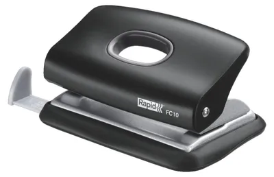 Obrázek produktu pro Rapid FC10, 10 listy, Černá, Plast, 8 cm, 5,5 mm, A6