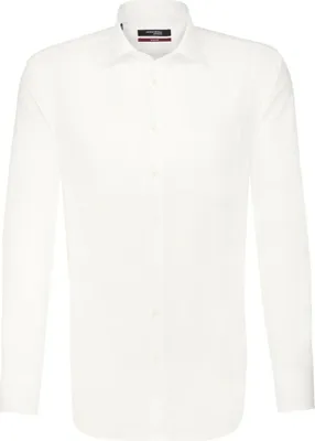 Produktbild von Seidensticker BUSINESS Herren Hemd Langarm Kent Regular Ecru 42