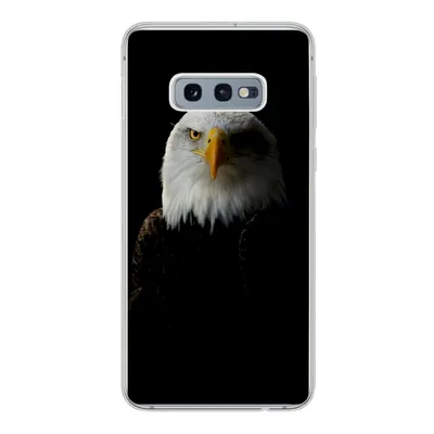 Produktbild von MuchoWow® Handyhülle Schutzhülle Hülle für Samsung Galaxy S10e Adler - Vogel - Schwarz Silikon Softcase Handy Hülle - Handy