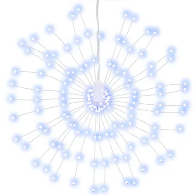 Obrázek produktu pro vidaXL Vánoční osvětlení Ohňostroj 140 LED studená bílá 17 cm