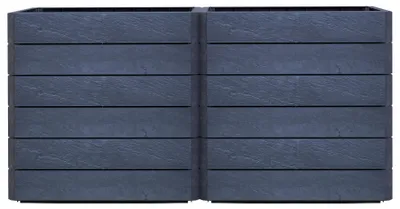 Immagine prodotto di Garantia Ergo Vario 2 Hochbeet Farbe stone, Größe 190x190 cm, Hähe 75 cm