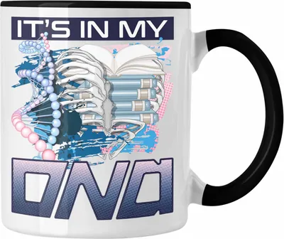Produktbild von Trendation - Lesen Bücher Tasse Geschenk für Leseratte Bücherwurm Geschenkidee Spruch (Schwarz)