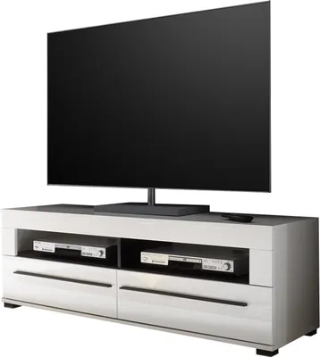 Produktbild von Lowboard Cantara - Weiß Hochglanz