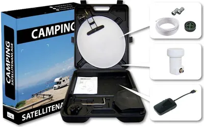 Image de Megasat Camping suitcase HD - Mobiles Satelliten-TV-System - Parabolantenne