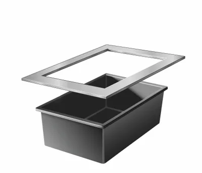Produktbild von Ubbink Rahmen für Teichbecken Quadra C3 Edelstahl