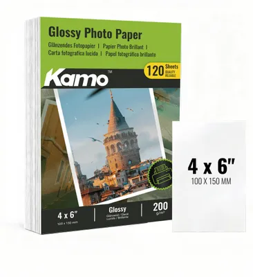 Produktbild von Fotopapier glänzend, 200 g/m², 120 Blatt, für Inkjetdruck
