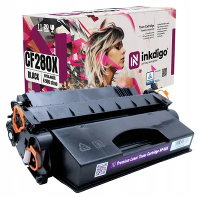 Produktbild von Inkdigo Toner CF280X für HP LaserJet Pro 400 M401a, M401d, M401dn, M401dne – Schwarz, 6900 Seiten,