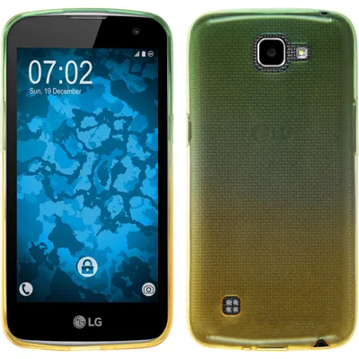 Produktbild von PhoneNatic Case kompatibel mit LG K4 2016 - Design:03 Silikon Hülle Ombrè + 2 Schutzfolien